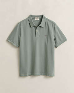 GANT БЛУЗА KMREG SHIELD SS PIQUE POLO
