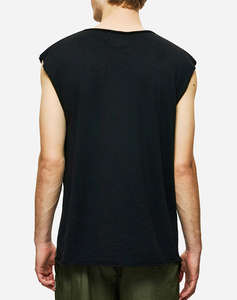 DIRTY LAUNDRY SLUB TANK TOP WITH RAW EDGES