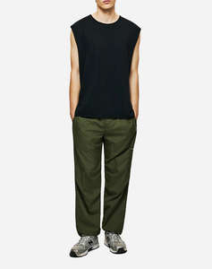 DIRTY LAUNDRY SLUB TANK TOP WITH RAW EDGES
