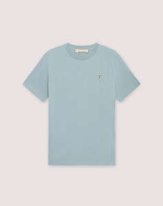 TRUSSARDI REGULAR FIT CHROMED GREYHOUND T-SHIRT