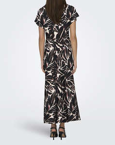 ONLY ONLNOVA LIFE VIS MOLLIE LONG DRESS WVN