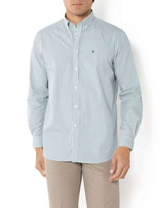 THE BOSTONIANS РИЗА ACORN POPLIN REGULAR FIT Stripe POPLIN Button-down Regular Fit