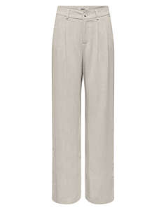 ONLY ONLSIESTA MW LINEN BL PLEAT WIDE PNT