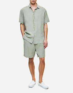 DIRTY LAUNDRY SHORTSLEEVE LINEN SHIRT
