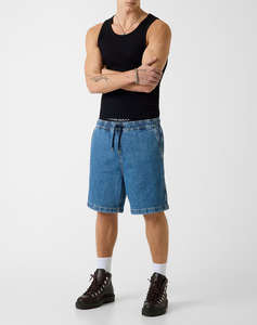 GUESS JEANS GJ JOGGER DENIM SHORT MENS SHORTS