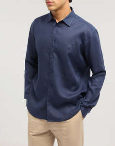 TRUSSARDI REGULAR FIT SHIRT - LINEN