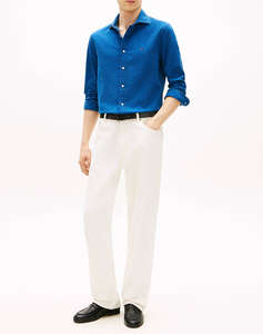 TOMMY HILFIGER OVD INDIGO SEERSUCKER SHIRT