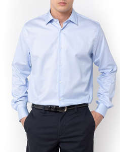 THE BOSTONIANS РИЗА DOBBY CUSTOM FIT Semi-Rex Custom Fit