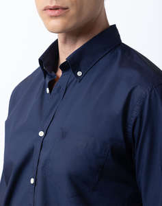 THE BOSTONIANS РИЗА POPLIN REGULAR FIT Plain POPLIN Button-down Regular Fit