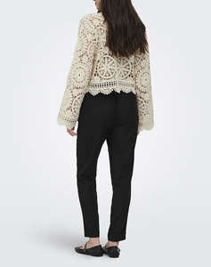 ONLY ONLWATERLY LS CROCHET TIE CARDIGAN KNT