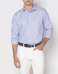 THE BOSTONIANS РИЗА DOBBY CUSTOM FIT Semi-Rex Custom Fit