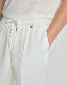 ANTONY MORATO MMTR00790FA900135 MIN OF 6 TROUSERS NEIL REGULAR FIT IN SLUB LINEN VISCOSE BLEND FABRIC MENS PANTS