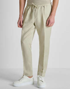 ANTONY MORATO MMTR00790FA900135 MIN OF 6 TROUSERS NEIL REGULAR FIT IN SLUB LINEN VISCOSE BLEND FABRIC MENS PANTS