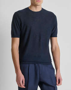ANTONY MORATO MMSW01600YA500067 MIN OF 6 SWEATER REGULAR FIT IN LINEN BLEND SOFT YARN KNITTED MENS