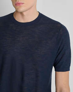 ANTONY MORATO MMSW01600YA500067 MIN OF 6 SWEATER REGULAR FIT IN LINEN BLEND SOFT YARN KNITTED MENS
