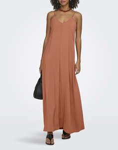 ONLY ONLMADELI OAKLYN STRAP LONG DRESS WVN