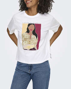 ONLY ONLSUSAN S/S PRINT TOP BOX JRS