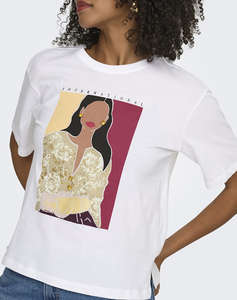 ONLY ONLSUSAN S/S PRINT TOP BOX JRS