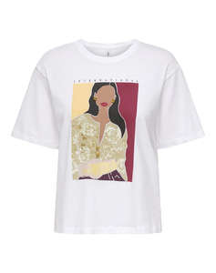 ONLY ONLSUSAN S/S PRINT TOP BOX JRS