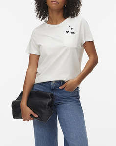 VERO MODA VMKARMA S/S O-NECK T-SHIRT JRS BTQ