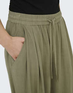 ONLY ONLSIESTA MW LINEN BL BAGGY BARREL PNT