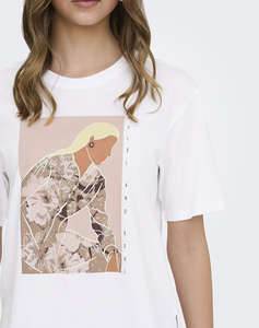 ONLY ONLSUSAN S/S PRINT TOP BOX JRS