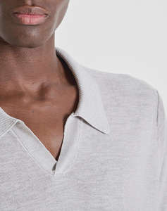 ANTONY MORATO MMSW01603YA500067 MIN OF 6 SWEATER REGULAR FIT IN LINEN BLEND SOFT YARN WITH LOGOED METAL BADGE MENS