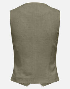 ONLY ONLSIESTA S/L LINEN BL VEST TLR