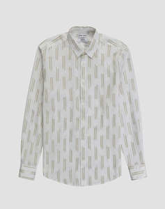 ANTONY MORATO MMSL00789FA430661 MIN OF 6 SHIRT NAPOLI REGULAR FIT IN PRINTED LINEN BLEND FABRIC MENS SHIRT