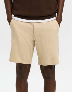 SELECTED SLMREGULAR-BRODY LINEN BLD SHORTS NOOS