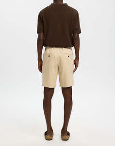 SELECTED SLMREGULAR-BRODY LINEN BLD SHORTS NOOS