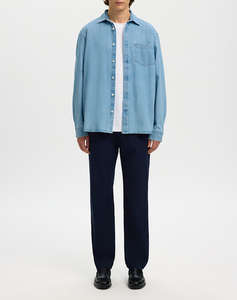 SELECTED SLMREGCLAUS CARLO DENIM LS SHIRT NOOS