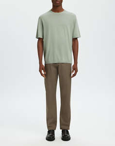 SELECTED SLMTORINO SS KNIT CREW NECK NOOS