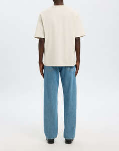 SELECTED SLMLOOSEOSCAR SS O-NECK TEE NOOS