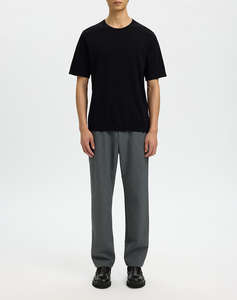 SELECTED SLMTORINO SS KNIT CREW NECK NOOS