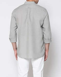 THE BOSTONIANS РИЗА REGULAR FIT Plain LINEN Button-down Regular Fit