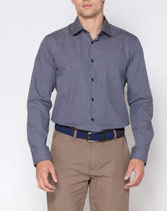 THE BOSTONIANS РИЗА CHARLES POPLIN SLIM FIT Classic Slim Fit
