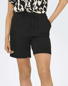 ONLY ONLSIESTA MW PULL-UP LIN BL SHORTS NOOS