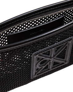 CALVIN KLEIN JEANS EMBLEM MESH CONVERTIBLE POUCH
