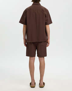 SELECTED SLHRLXSTUART SEERSUCKER SS SHIRT