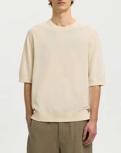 SELECTED SLHTORINO SS RELAXED STRUCTURE CREW NECK