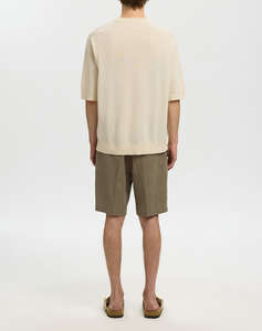 SELECTED SLHTORINO SS RELAXED STRUCTURE CREW NECK
