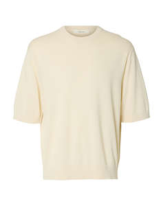 SELECTED SLHTORINO SS RELAXED STRUCTURE CREW NECK