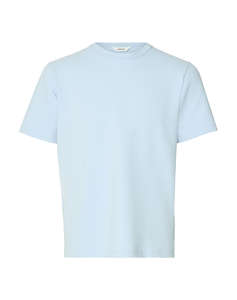 SELECTED SLMSANDER SEERSUCKER SS O-NECK TEE
