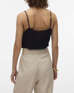 VERO MODA VMEASY JOY V-NECK SINGLET WVN GA