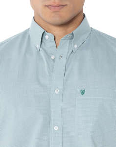 THE BOSTONIANS РИЗА CHESTER ΠΟΠΛΙΝΑ REGULAR FIT MiniCheck POPLIN Button-down Regular Fit