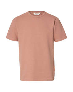 SELECTED SLMSANDER SEERSUCKER SS O-NECK TEE