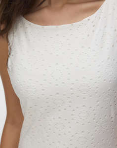VERO MODA VMTASSA LIV SL BOAT NECK SHORT DRESS JRS