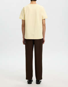 SELECTED SLMSANDER SEERSUCKER SS O-NECK TEE