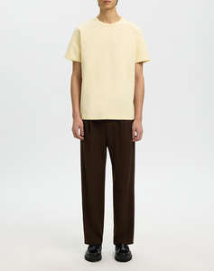 SELECTED SLMSANDER SEERSUCKER SS O-NECK TEE